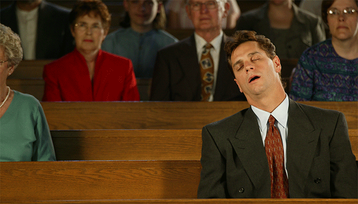 The Three Hour Sunday Block sleeping