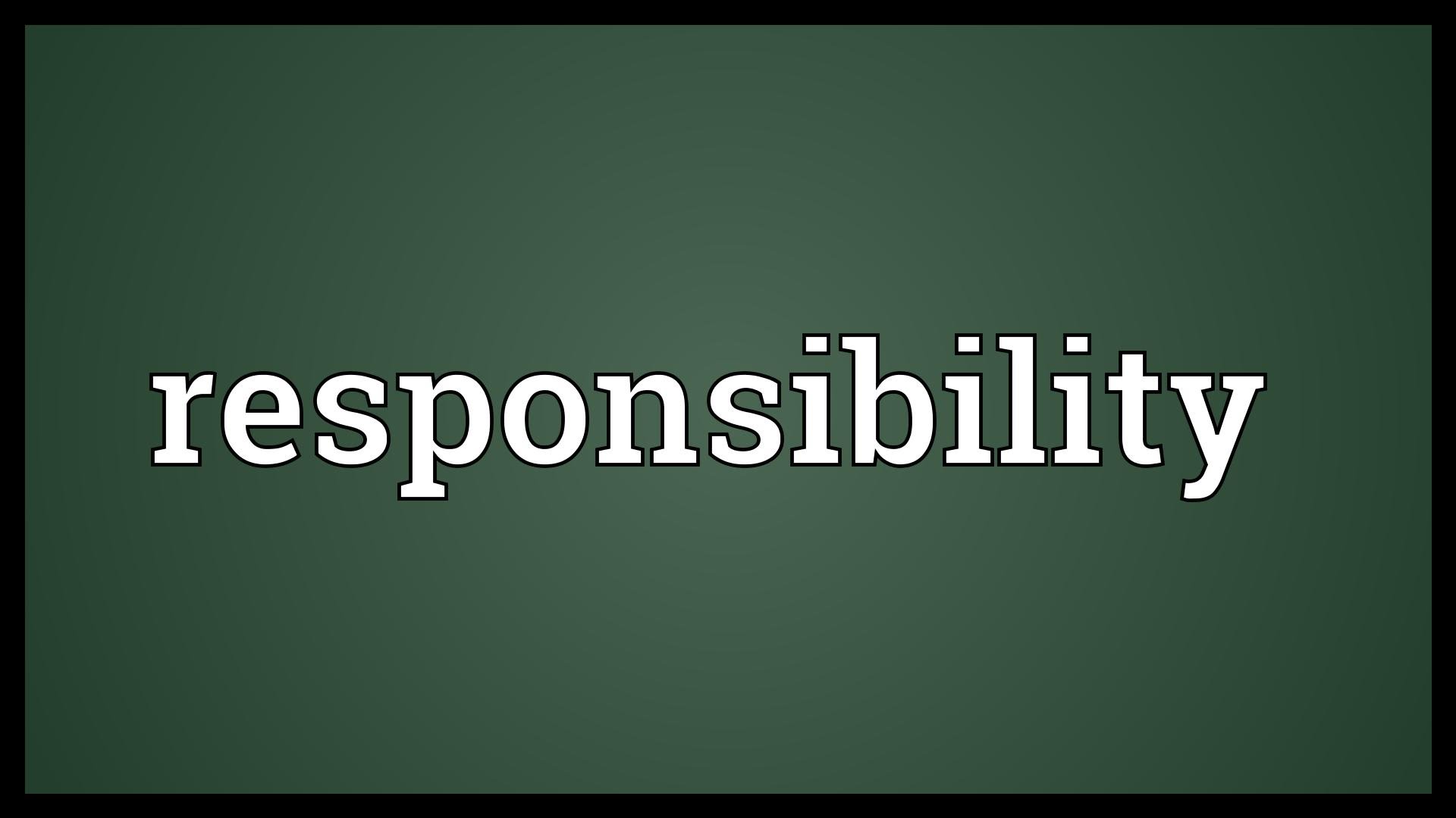 responsibility